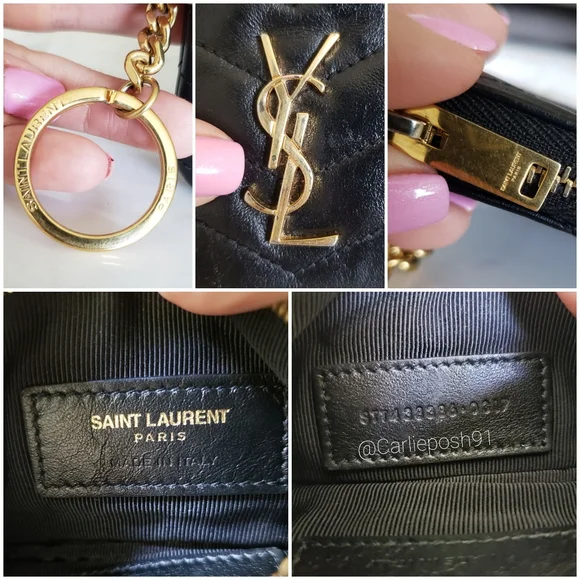 **SOLD** Authentic Pre-owned Yves Saint Laurent Cassandre Card Key Pouch - Picture 12 of 14
